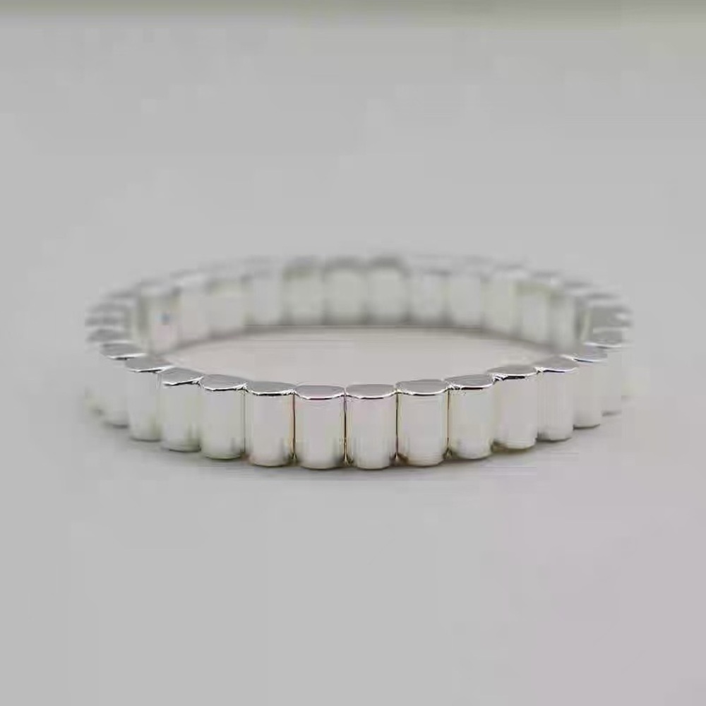 Roxanne Assoulin -  Bit X Bit Silver Stretch Bracelet